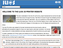 Tablet Screenshot of ilios3d.com